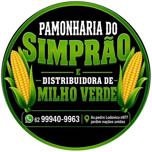 Logo original da Pamonharia do Simprão e Distribuidora de Milho Verde